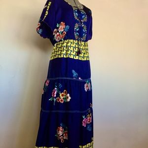 JOHNNY WAS SILK DRESS XL - "AS IS"
